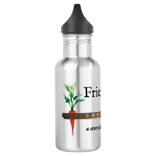 Bouteille d'eau faite sur commande (18 onces), (Gauche)