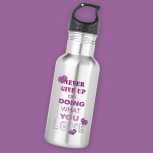 Bouteille D'eau Faites ce que vous aimez la typographie de