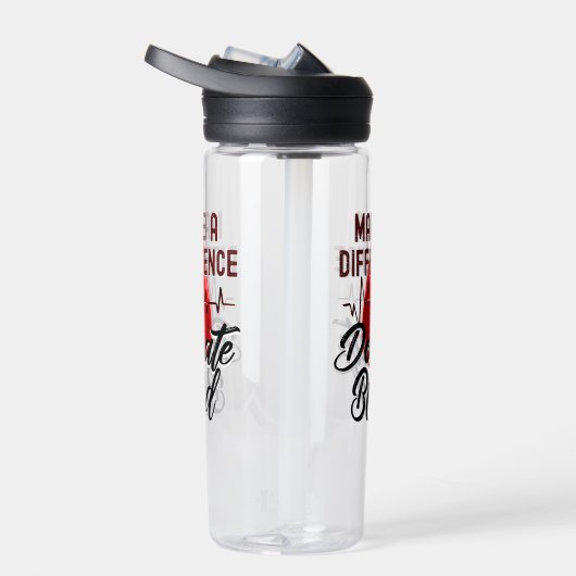 Bouteille D'eau Faites une différence, donnez du sang (Droite)