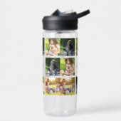 Bouteille D'eau Faites votre propre collage photo et texte (Gauche)