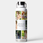 Bouteille D'eau Faites votre propre collage photo et texte (Plage)