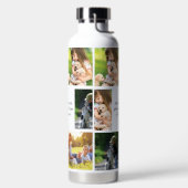 Bouteille D'eau Faites votre propre collage photo et texte (Droite)