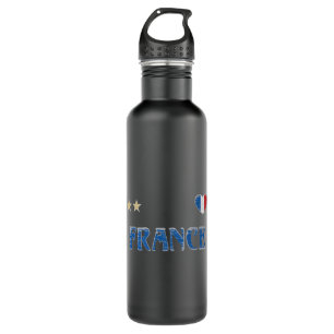 Bouteille D'eau Fan de football France Chemise Française