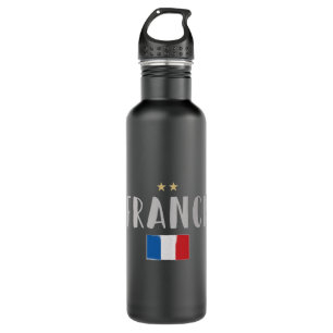 Bouteille D'eau Fan de football France Chemise Française