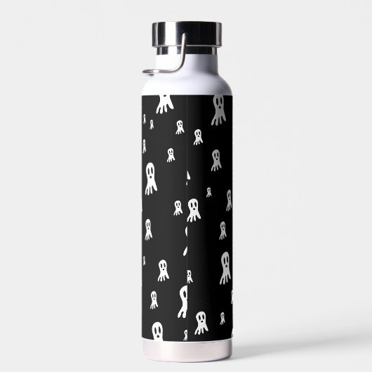 Bouteille D'eau Fantômes d'Halloween foncé (Plage)