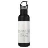 Bouteille D'eau FAQ Webmasters (Devant)