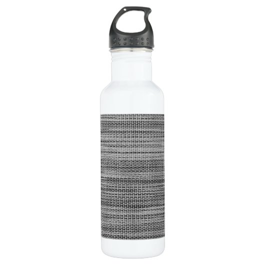 Bouteille D'eau Faux Gray Fabric Water Bottle (Devant)