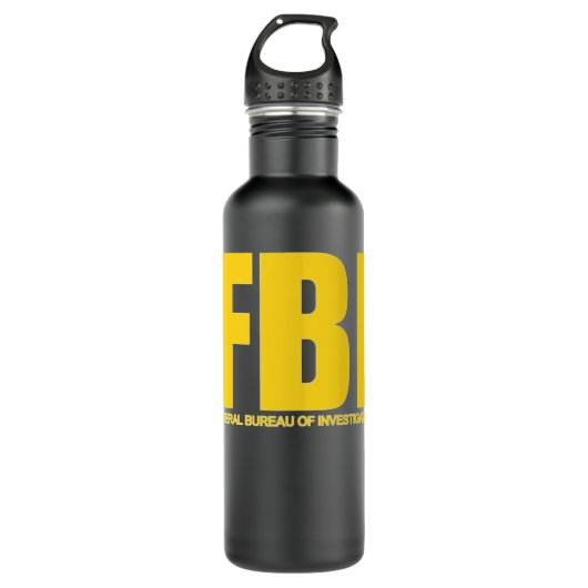 Bouteille D'eau FBI, Federal Bureau of Investigation Sueur classiq (Devant)