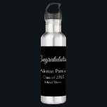 Bouteille D'eau Félicitations diplômé ajouter le nom de l'école si<br><div class="desc">Conception</div>