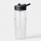 Bouteille D'eau Félicitations minimales simples ajouter nom date a (Gauche)