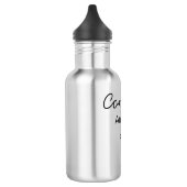 Bouteille D'eau Félicitations minimales simples ajouter nom date a (Gauche)