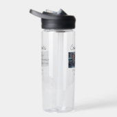 Bouteille D'eau Félicitations pour votre retraite ajouter le nom d (Droite)