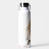 Bouteille D'eau Femme Avec Daisy Bouquet (Avant)