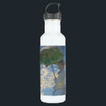 Bouteille D'eau Femme avec parasol - Madame Monet et son fils<br><div class="desc">Claude Monet, 1875 en plein air peinture à l'huile sur toile représente Claude Monet femme Camille avec un parasol, debout sur une colline verte herbacée avec un ciel bleu nuageux en arrière - plan, lors d'une journée ventée en été chic boho clair bohème chic décoration d'art moderne classique historique moderne...</div>