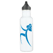 Bouteille D'eau Femme bleu-clair de danse (Droite)