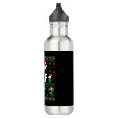 Bouteille D'eau femme elf noël laide pull (Droite)