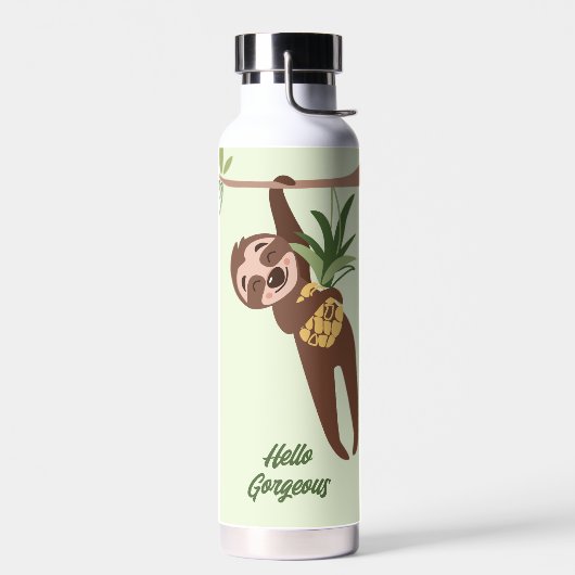 Bouteille D'eau Fente avec ananas (Gauche)