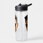 Bouteille D'eau Fête d'anniversaire de bachelorette avec découpe d (Gauche)