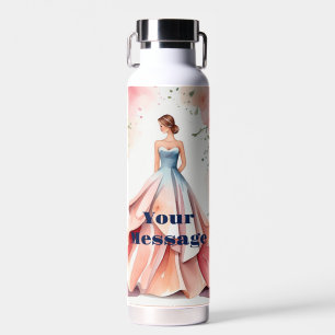Bouteille D'eau Fête de la Quinceanera aquarelle
