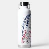 Bouteille D'eau Fête de l'Indépendance Aigle américain (Avant)