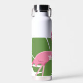 Bouteille D'eau Fête de mariage tropicale Flamant rose personnalis (Avant)