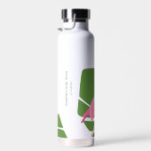 Bouteille D'eau Fête de mariage tropicale Flamant rose personnalis (Plage)