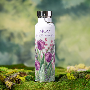 Bouteille D'eau Fête des Mères,Amour Qui Ne Fane Jamais,Fleurs de