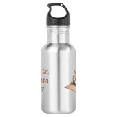 Bouteille D'eau Fête des Mères Chat Mug (Dos)