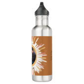 Bouteille D'eau Fête des pères Brown orange ombre Sun (Droite)