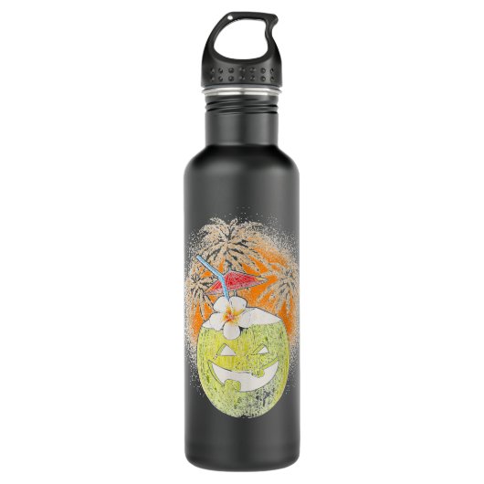 Bouteille D'eau Fête d'Halloween Hawaii Coconut Shell Bra Funny (Devant)