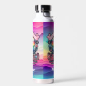 Bouteille D'eau Fête du Gay pride sortant et fier (Gauche)