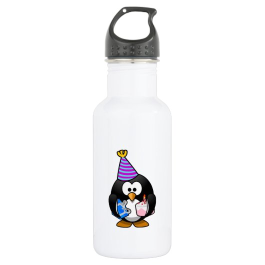 Bouteille D'eau Fête du Pingouin (Devant)
