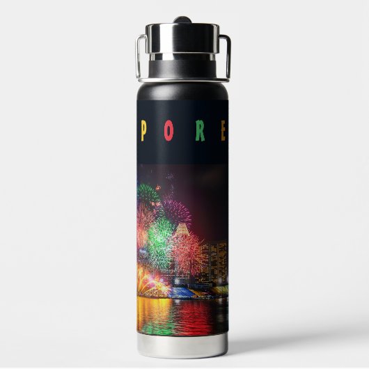 Bouteille D'eau Feu de Singapour (Arrière)