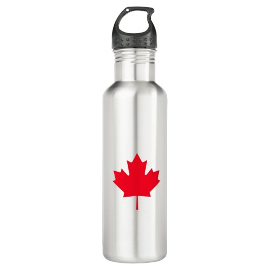 Bouteille D'eau Feuille d'érable canadienne  (Devant)