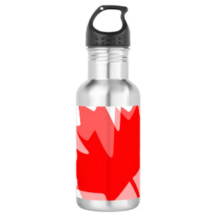 Bouteille D'eau Feuille d'érable canadienne de style superposé CAN