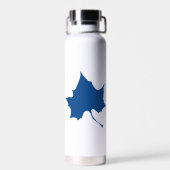 Bouteille D'eau Feuille d'état Indiana (Arrière)