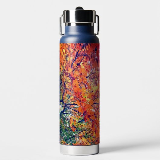 Bouteille D'eau Feuille orange (Salle de sport)