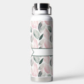 Bouteille D'eau Feuilles botaniques monogrammes (Plage)