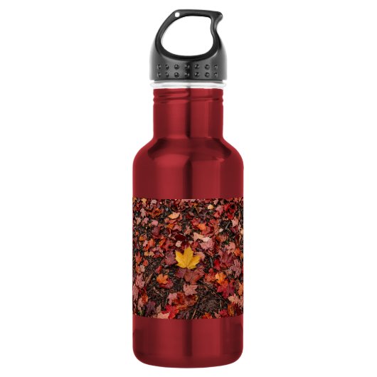 Bouteille D'eau Feuilles d'automne (Devant)