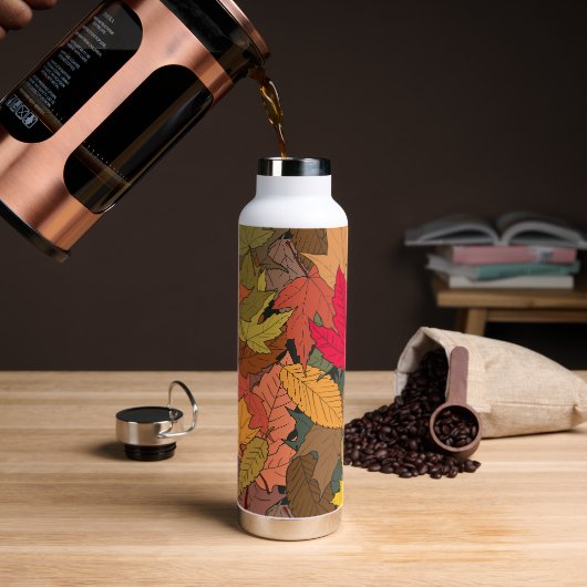 Bouteille D'eau Feuilles d'automne colorées (Gym)