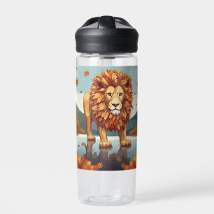 Bouteille D'eau Feuilles d'automne Lion mâle