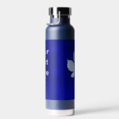 Bouteille D'eau Feuilles de brique d'impression Cyano (Plage)