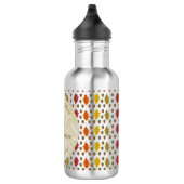 Bouteille D'eau Feuilles de chêne et Acorns Automne Mariage d'auto (Droite)