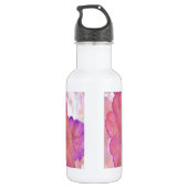 Bouteille D'eau Feuilles de géranium rose (Dos)