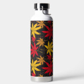 BOUTEILLE D'EAU FEUILLES DE MAPLE JAPONAIS (NOIR) (Droite)