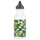 Bouteille D'eau Feuilles d'érable sur fond blanc (Gauche)