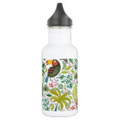 Bouteille D'eau Feuilles Et Oiseaux Exotiques (Gauche)