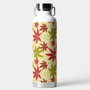 BOUTEILLE D'EAU FEUILLES JAPONAISES (CRÈME)