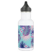 Bouteille D'eau Feuilles tropicaux et fleurs 2 (Droite)