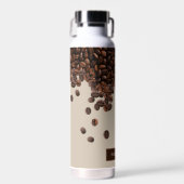Bouteille D'eau Fèves de café Nom personnalisé (Avant)